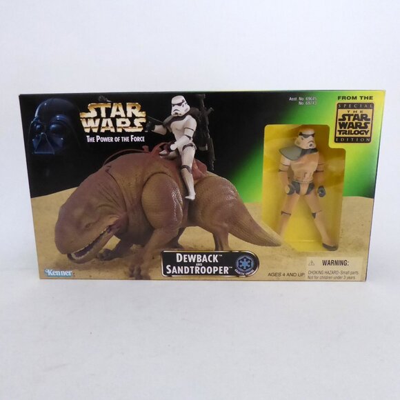 Kenner Other - NEW 1997 KENNER STAR WARS POWER OF THE FORCE DEWBACK & SANDTROOPER ACTION FIGURE